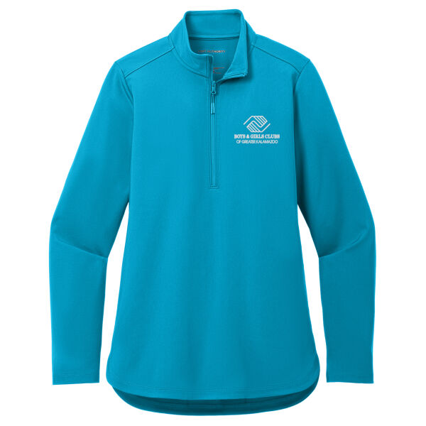 Port Authority® Women's C-FREE® Double Knit 1/4-Zip Thumbnail