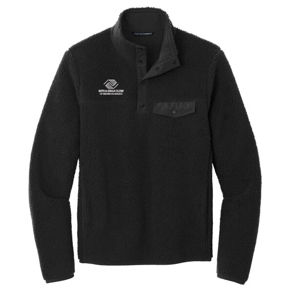 Port Authority® Camp Fleece Snap Pullover Thumbnail